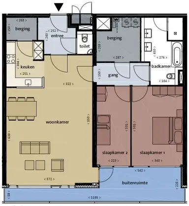 119m2 apartment to rent for 2125€/month in Lovensdijkstraat, Breda