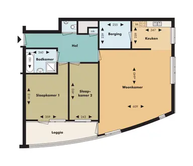 96m2 apartment to rent for 1405€/month in Van Ravesteyn-erf 466, Dordrecht