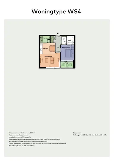 51m2 flat to rent for 932€/month in Melkwegstraat 27, The Hague