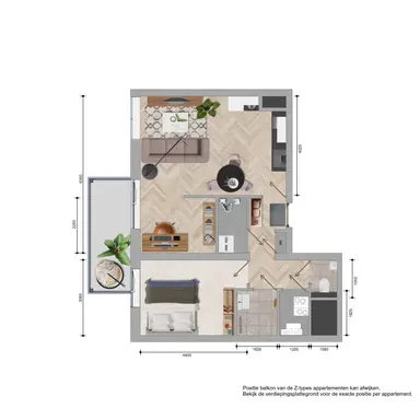 60m2 Appartement à louer pour 1645€/mois à Plesostraat 227, Amsterdam