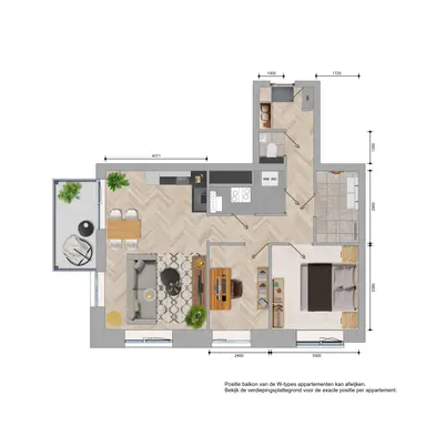 70m2 Appartement à louer pour 1850€/mois à Plesostraat 335, Amsterdam