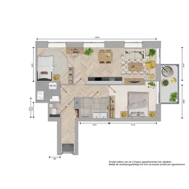 70m2 Appartement à louer pour 1795€/mois à Plesostraat 215, Amsterdam