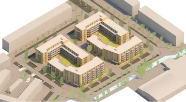 60m2 Wohnung zur Miete für 987€/Monat in Leiden