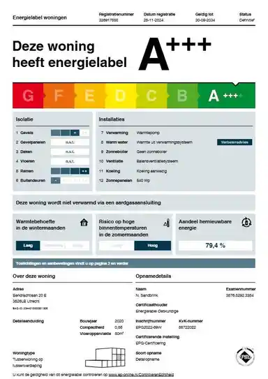 74m2 flat to rent for 1530€/month in Eendrachtlaan, Utrecht