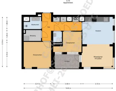 66m2 apartment to rent for 1850€/month in Bijlmerplein, Amsterdam