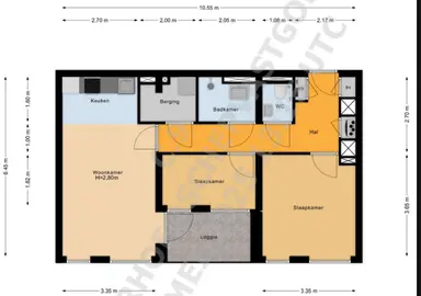 63m2 apartment to rent for 1850€/month in Bijlmerplein, Amsterdam