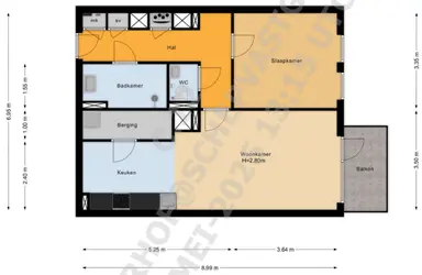 m2 Appartement te huur voor 1750€/maand in Bijlmerplein, Amsterdam