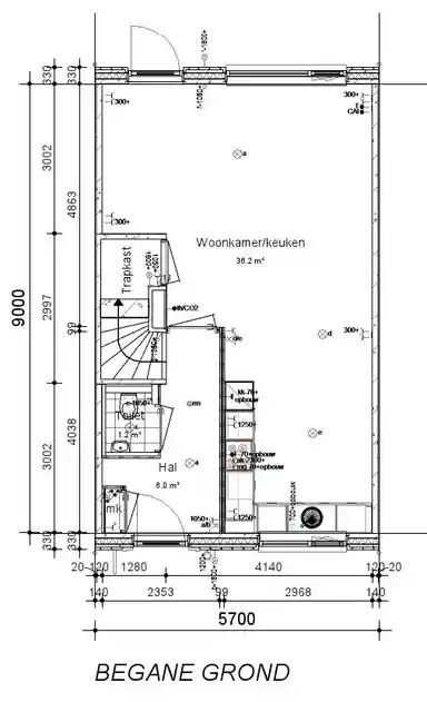 125m2 Casa in affitto per 1855€/mese a Merelstraat 96, Groningen