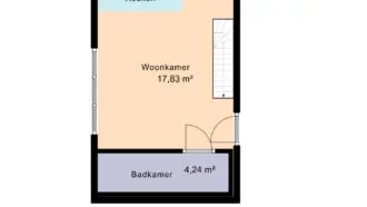 36m2 apartment to rent for 884€/month in Limesstraat, Tiel