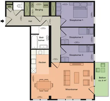 93m2 Appartamento in affitto per 1910€/mese a Bètaplein, Leiden