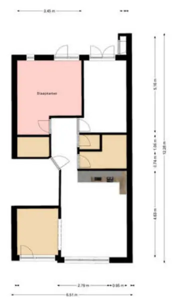 55m2 Appartement te huur voor 2350€/maand in Ferguutstraat, Amsterdam