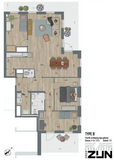 115m2 Appartement te huur voor 2875€/maand in Karel Doormanlaan, Rijswijk
