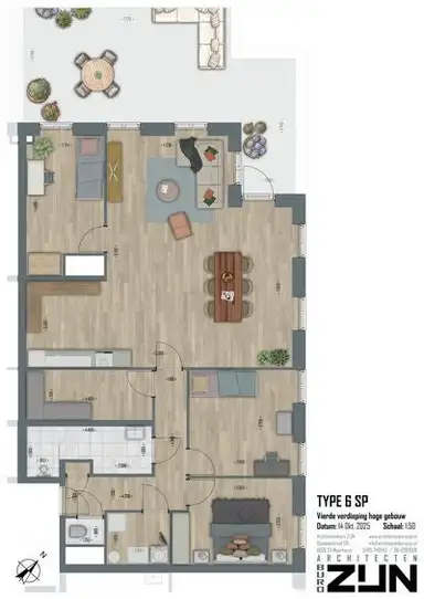 130m2 flat te huur voor 3095€/maand in Karel Doormanlaan, Rijswijk