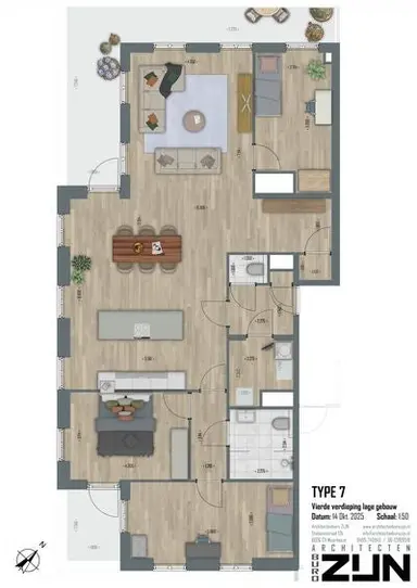 137m2 apartment to rent for 3195€/month in Karel Doormanlaan, Rijswijk