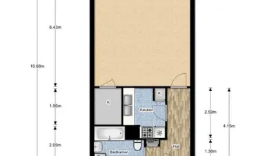 31m2 Zimmer zur Miete für 765€/Monat in Boslaan 16, The Hague