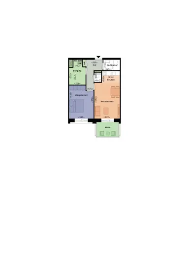 55m2 apartment to rent for 1605€/month in Joan Muyskenweg, Amsterdam