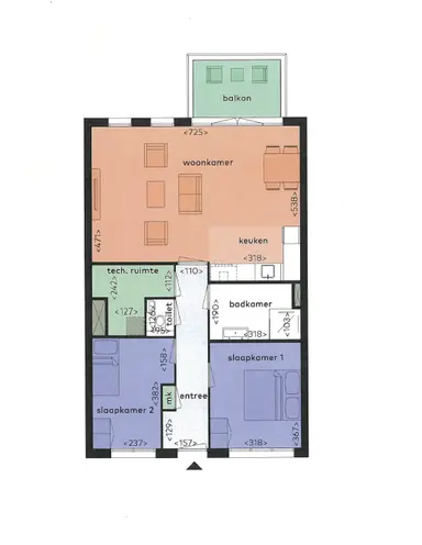 81m2 Appartement te huur voor 1350€/maand in Jozefhof 123, Gouda