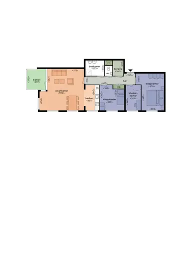 91m2 Appartement te huur voor 1895€/maand in Henri Dunantstraat, Amsterdam
