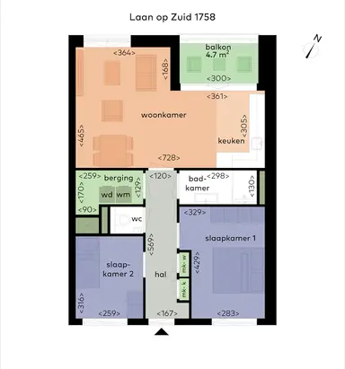 69m2 Appartement te huur voor 1450€/maand in Laan op Zuid, Rotterdam