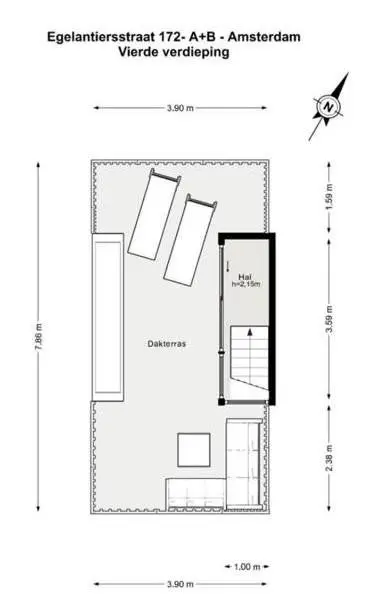 m2 house to rent for 5500€/month in Egelantiersstraat, Amsterdam