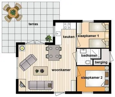 60m2 house to rent for 1600€/month in Duinweg, Noordwijk
