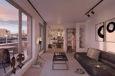 49m2 apartment to rent for 2100€/month in Houttuinen 64C, Delft