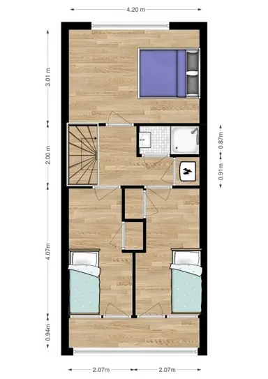 81m2 Appartement te huur voor 815€/maand in Schalmeistraat 20, Maastricht