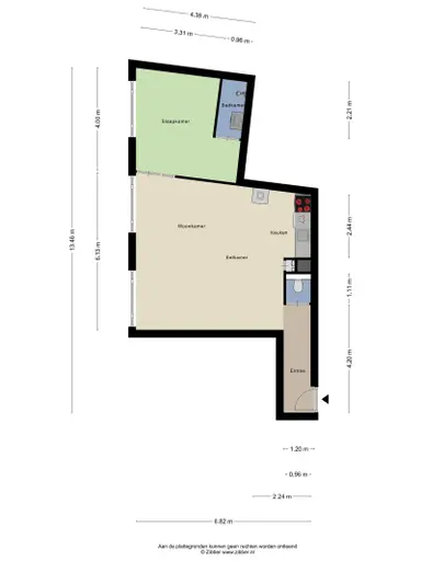59μ² Διαμέρισμα προς ενοικίαση για 1136€/μήνα σε Koninginnelaan, Soest