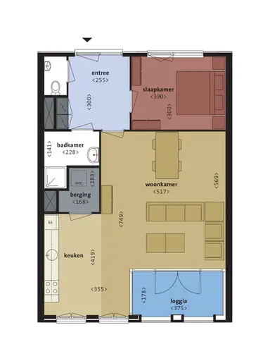 71m2 flat to rent for 1630€/month in Cas Oorthuyskade, Amsterdam