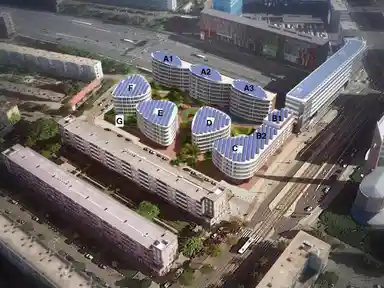 52m2 apartment to rent for 1593€/month in Vrouwengelukhof 88, Amsterdam