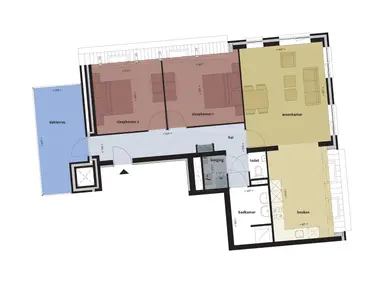 94m2 apartment to rent for 1605€/month in Hoge Rijndijk, Woerden