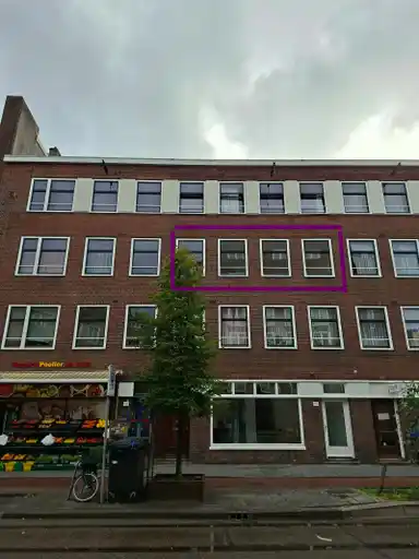 57m2 apartment to rent for 910€/month in Witte de Withstraat 110-1, Amsterdam