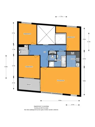 110m2 apartment to rent for 1595€/month in Voorheuvel, Zeist