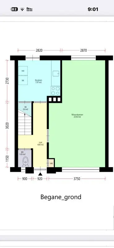98μ² Διαμέρισμα προς ενοικίαση για 780€/μήνα σε Karel Doormanstraat, Oss