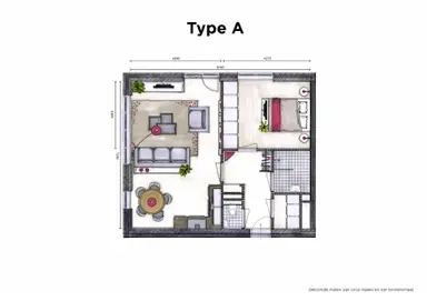 63μ² Διαμέρισμα προς ενοικίαση για 1275€/μήνα σε Havendijk 14, Tilburg