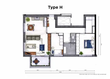 83μ² Διαμέρισμα προς ενοικίαση για 1485€/μήνα σε Havendijk 12, Tilburg