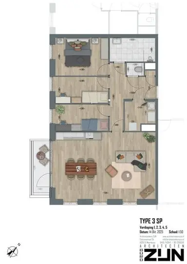 102m2 flat to rent for 2350€/month in Karel Doormanlaan 154, Rijswijk