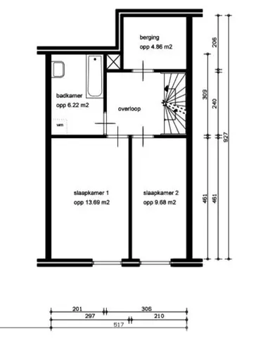 83m2 apartment to rent for 1140€/month in de Voorstenkamp, Nijmegen