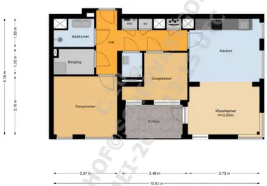 66m2 Appartement te huur voor 1850€/maand in Bijlmerplein, Amsterdam