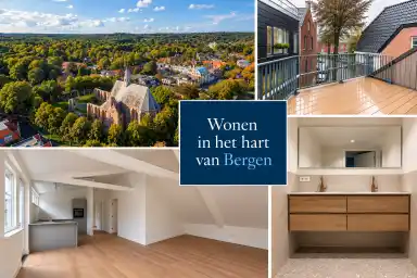 63m2 Appartement te huur voor 1595€/maand in Kleine Dorpsstraat, Bergen