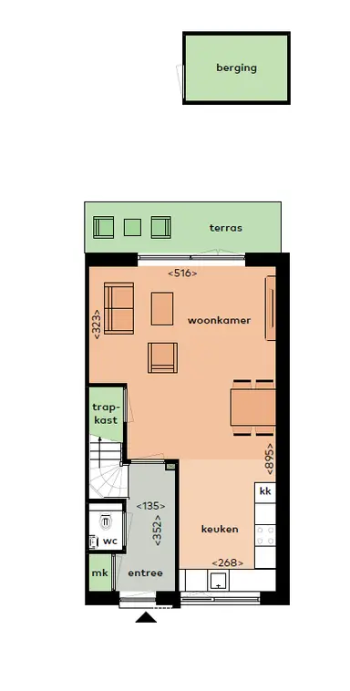 121m2 house to rent for 1515€/month in Abraham Bloemaart Corneliszstraat 10, Gorinchem
