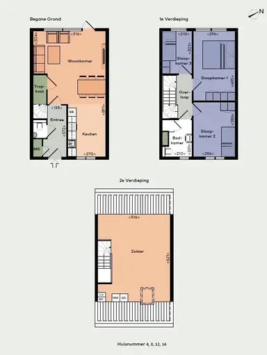 122m2 house to rent for 1860€/month in Pioenroos 14, Voorhout