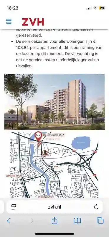 41m2 Appartamento in affitto per 861€/mese a Slachthuisstraat, Zaandam