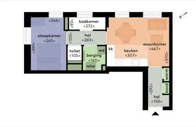 45m2 Appartement te huur voor 1023€/maand in Albertina Sisulupad, Rotterdam