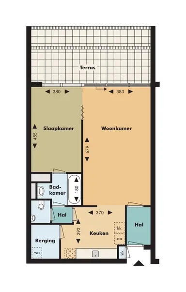 63m2 Wohnung zur Miete für 995€/Monat in Parkzicht, Leiden