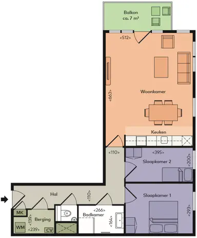 75μ² Διαμέρισμα προς ενοικίαση για 1730€/μήνα σε Bètaplein 246, Leiden