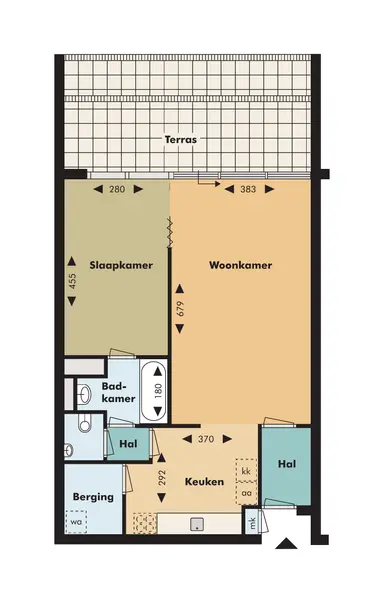 63m2 Appartement te huur voor 995€/maand in Parkzicht 91, Leiden