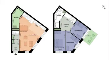 105m2 apartment to rent for 1950€/month in Albertina Sisulupad, Rotterdam