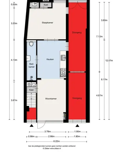 40μ² Διαμέρισμα προς ενοικίαση για 2250€/μήνα σε Ginnekenweg 268, Breda
