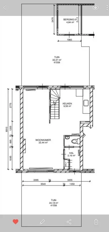 70m2 Appartement te huur voor 678€/maand in Vegastraat, Amsterdam